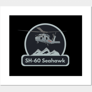 SH-60 Seahawk Military Helicopter Posters and Art